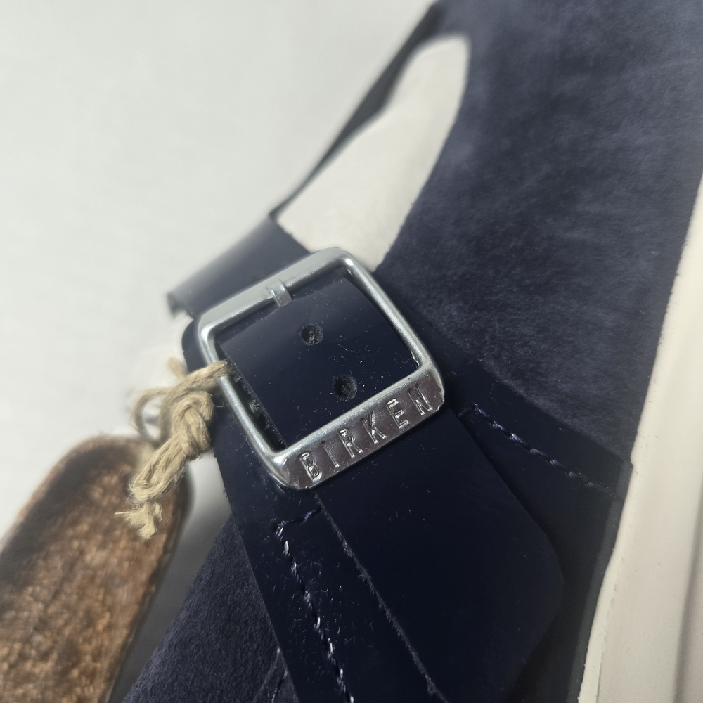 Birkenstock Women's Tralee Mary Jane Navy Suede Shoes Size EU 38 narrow US 7 - Picture 8 of 12